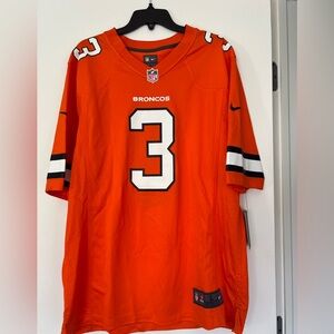 NWT Nike Drew Lock Denver Broncos orange jersey